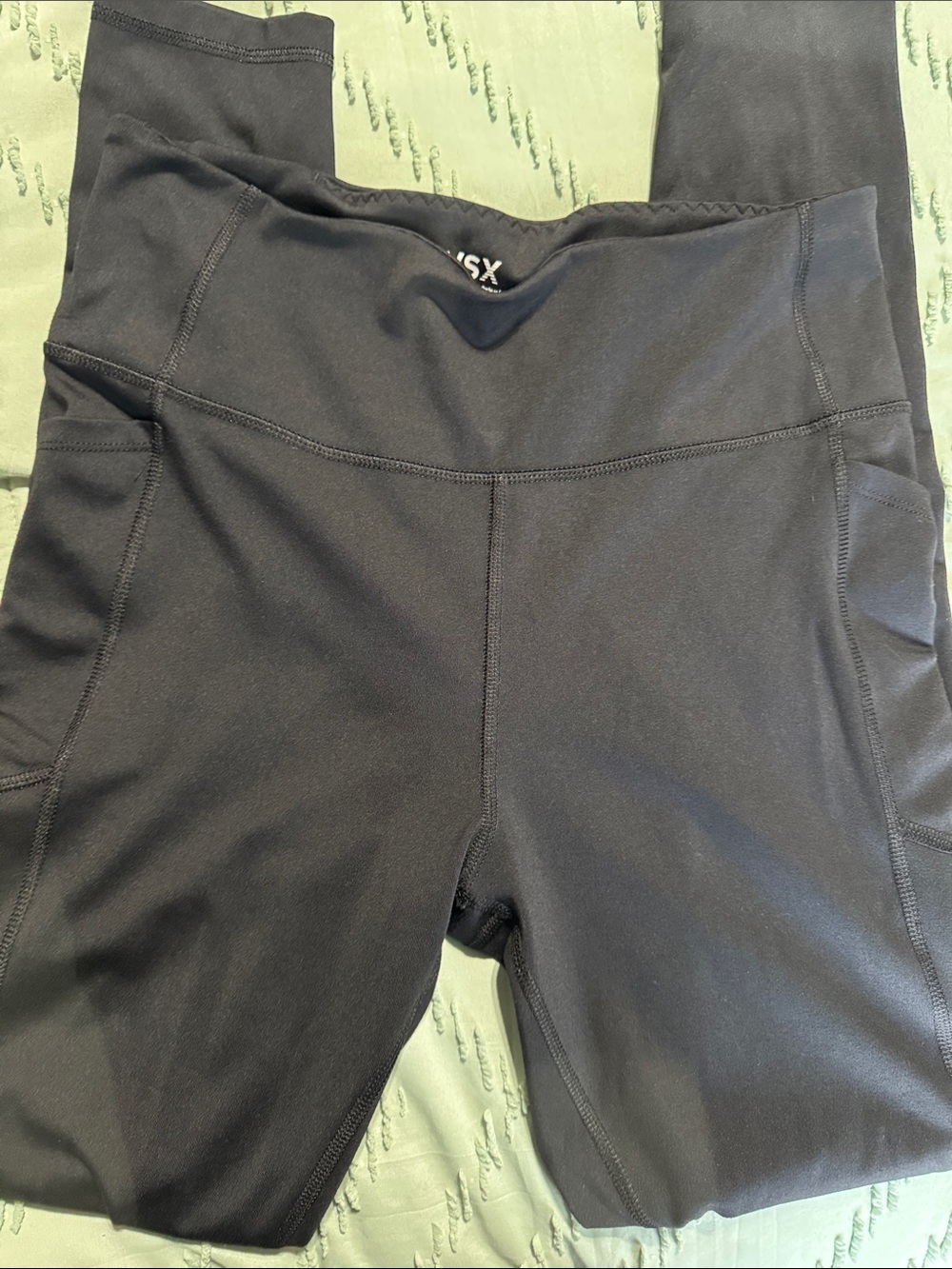 Women's Black Victoria’s Secret Leggings with Side Pockets